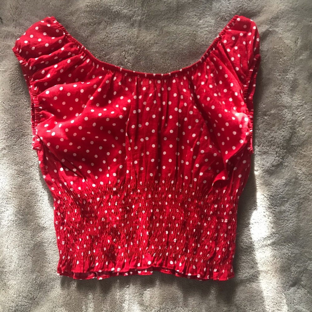 Polka dot top - Picture 3 of 3